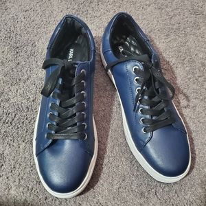 NWT Karl Lagerfeld Men's Leather Sneakers Size 9.5